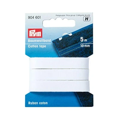 Image of Prym Cotton Tape 40 mm White, One Size