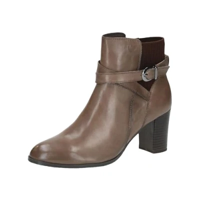 Image of CAPRICE Women&#039;s Boot Heel 9 25355 43 Ankle, Taupe Nappa, 7.5 UK