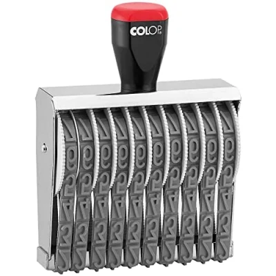 Image of COLOP Stempel 15010 108909 Display 10 Number Lashes 15 mm Height
