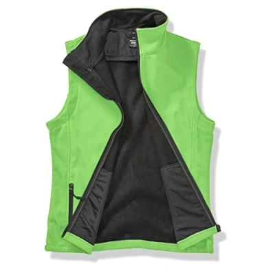 Image of Result Women&#039;s R232F Printable Softshell Bodywarmer Vivid Green, X Large/Size 16