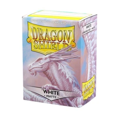 Image of Dragon Shield Standard Sleeves (Matte White), multicoloured, ART11005