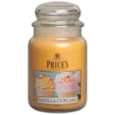 Image of Prices Fragrance Collection Vanilla Cupcake Large Jar Candle