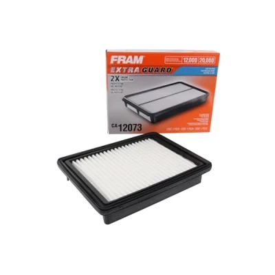 Image of FRAM Extra Guard Rigid Panel Engine Air Filter Replacement, Easy Install w/Advanced Protection and Optimal Performance, CA12073, for Select Chevrolet Vehicles