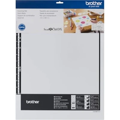 Image of Brother ScanNCut DX Mat CADXMATS12, 12 x Inch Scan Mat, Non Adherent for Scanning Custom Designs, Accessories Cutting Machines