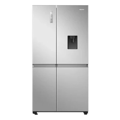 Image of HISENSE PureFlat RS840N4WCE American Style Smart Fridge Freezer Stainless Steel, Steel