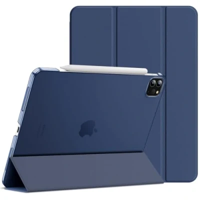 Image of JETech Case for iPad Pro 11 Inch, 2022/2021/2020/2018 Model, Compatible with Pencil, Cover Auto Wake/Sleep (Deep Navy)