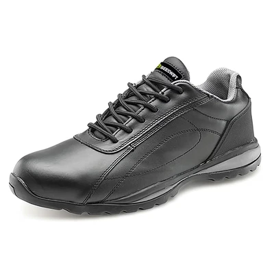 Image of Click Double Density Trainer Shoe Sbp Black UK 3 EU 36
