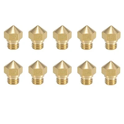 Image of kweiny MK10 Nozzle Multi Size for 3D Printer Makerbot(0.2mm 0.4mm 0.6mm 0.8mm 1.0mm)