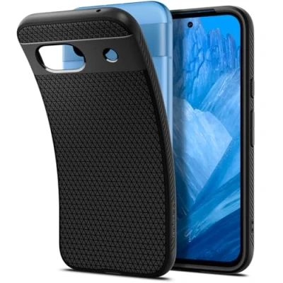 Image of Spigen Liquid Air TPU Back Cover Black Google Pixel 8a