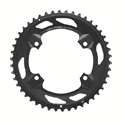 Image of SHIMANO FC RX600 GRX 2x10S Chainring 46 Teeth x 110mm Black
