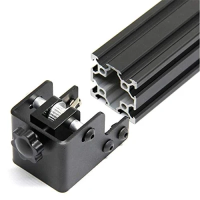 Image of Befenybay Upgrade Y axis Synchronous Belt Stretch Straighten Tensioner for Creality Ender3 Pro/Ender3 V2/CR 20 Pro Double Slot Aluminum Profile 40x40mm (4040, Black)