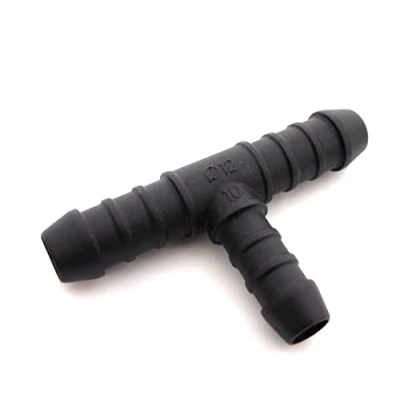 Image of 2x Hose Tube Pipe 3 way T Piece 10mm to 12mm Connector Joiner Air Fuel Water FREE FIRST CLASS UK POSTAGE!