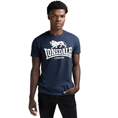 Image of Lonsdale Men&#039;s Loscoe T Shirt, White, XL