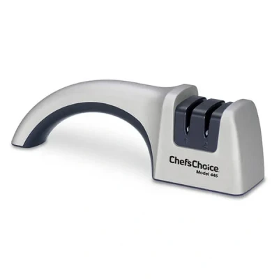 Image of Chef&#039;s Choice Knife Sharpener 2 Stage Manual 445 Pearl Gray
