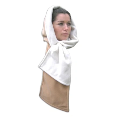 Image of Inther Max Women&#039;s Scarf Beige et Blanc