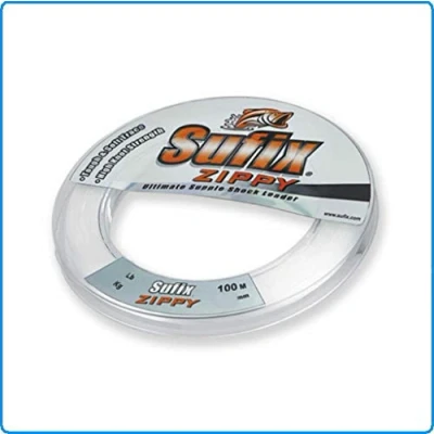 Image of Sufix TETE DE LIGNE ZIPPY SUPPLE SHOCK LEADER 100M 100, 60/100, 24