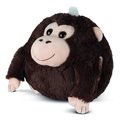Image of COZY NOXXIEZ Plush Hand Warmer Toys Safari Animals Childrens Cute Pillows, Fluffy Soft Plushies, Reusable Animal Cushion Presents for Girls, Boys, Babies (Gorilla)