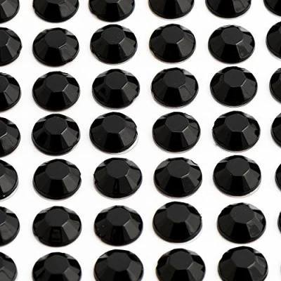Image of Italian Options 3mm Black Diamante Rhinestone Gem Crystal Stickers (176 pcs)