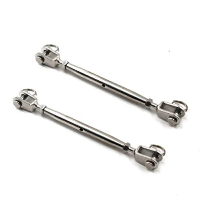 Image of M6 Jaw and Turnbuckle 304 Stainless Steel Closed Body Pack of 2