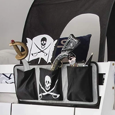Image of Noa and Nani Bed Tidy/Pocket Organiser for Midsleeper Cabin Bunk (Pirate Hideaway)