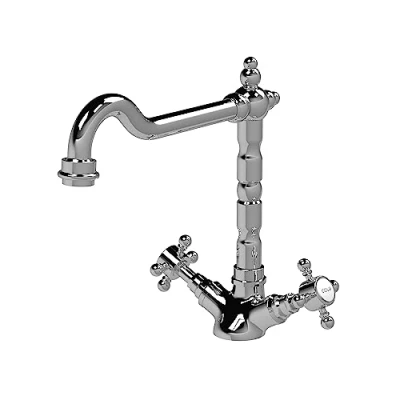 Image of Poitiers Traditional Style Monobloc Kitchen Sink Mixer Tap