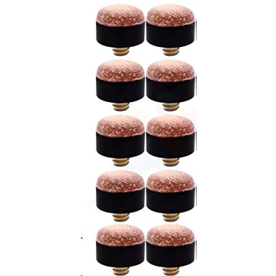 Image of Homegames 10 x 10mm Pool Snooker Billiards Screw on Cue Tips