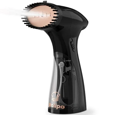 Image of Rolipo Handheld Clothes Steamer, Compact Garment Steamer for Home, Travel &amp; Office, 25g/min Fast Heat Up, Lightweight and Portable Wrinkle Remover Steam Generator Accessories