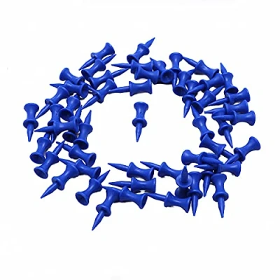 Image of Bulldog Golf Tees® Blue 38mm Castle Tees Pack of 50