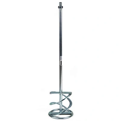 Image of Italian Mixing Paddle 120 x 600 mm M14 Thread Mixer, Plaster, Render Whisk, Stirrer PROPER TOOLS (G14/1060)