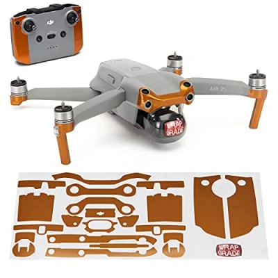 Image of Wrapgrade Skin Compatible with DJI Air 2S Accent Color A (BUTTERFLY COPPER)