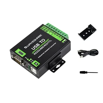 Image of USB to RS232/485/422/TTL Converter Adopt Original FT232RNL Chip, Industrial Isolated with Multiple Protection, Support Multi Communication Interface Conversion and System