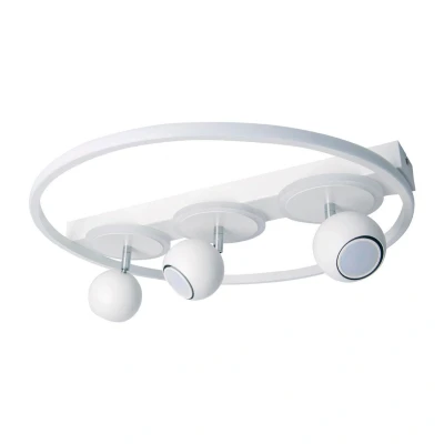 Image of Näve Ronda LED ceiling light, white, three bulb