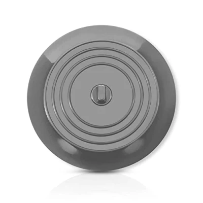 Image of CZ Store Silicone Drain Plug 6&quot; Grey✮✮LIFETIME GUARANTEED✮✮ Flexible Suction Cup, Universal Waterproof Cap Cover for Stainless Steel Kitchen Sink, Ceramic Bath Tub, Toilet, Basin, Shower