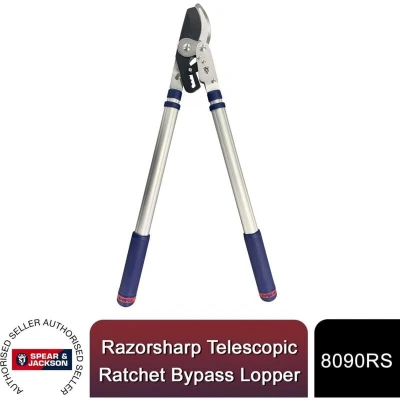 Image of Spear &amp; Jackson Telescopic Ratchet Bypass Lopper