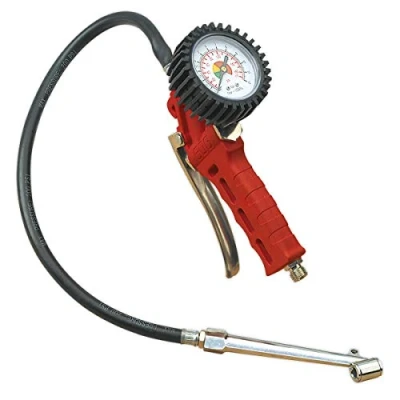 Image of Sealey Tyre Inflator with Twin Push On Connector