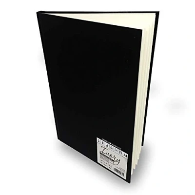 Image of Daler Rowney Ivory Artist&#039;s Hardback Sketch Book 90gsm 78 Removable Pages A4 Portrait