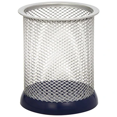 Image of Rexel Wire Pen Cup Silver