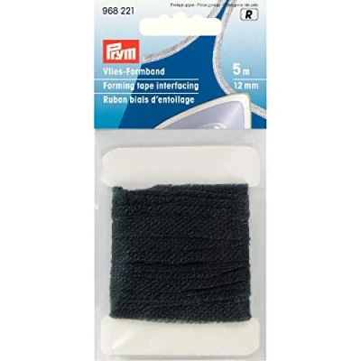 Image of Prym Edge Tape interfacing, 12mm, Anthracite, 5m, Grey, 12