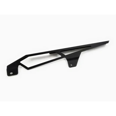 Image of Chain guard Suzuki GSF 600/S Bandit Bj 1995 1999 1200 S 1996 06, 1250, 2007 Onwards 14 Protection Shield Black Clean Ibex