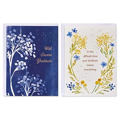 Image of American Greetings Deluxe Sympathy Thank You Cards, Nature Inspired (32 Count)