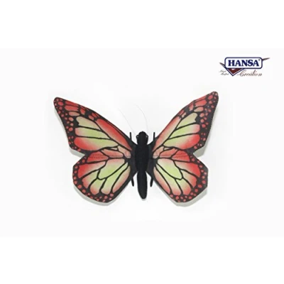 Image of Hansa Red Butterfly Soft Toy 14cm 7103