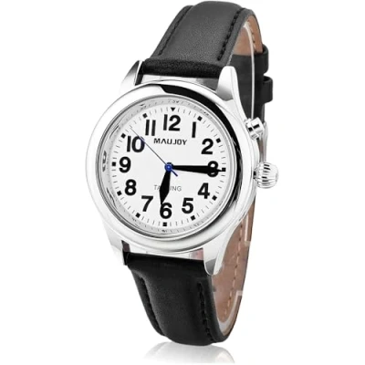 Image of MAUJOY Dutch Ladies Talking Watch Speaks The Time, Date or Alarm time for Elderly, Impaired Sight Blind 16