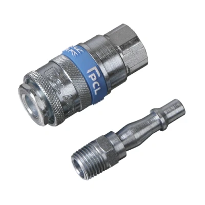 Image of Sealey Air Tool Coupling Kit 2pc 1/4&quot;BSP