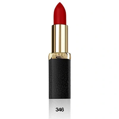 Image of L&#039;Oreal Color Riche Matte Addiction Lipstick 346 Scarlet Silhouette