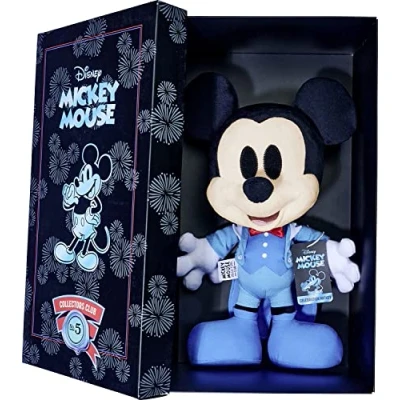 Image of Simba 6315870306 Disney Celebration Mickey Mouse, May Edition, Amazon Exclusive, 35 cm Plush Figure in Gift Box, Special, Limited Edition Collectible, Soft Toy Suitable for Children from Birth