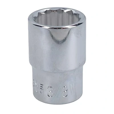 Image of 3/8 WW Whitworth BSW Shallow British Socket 12 Sided Bi hex 1/2in Drive