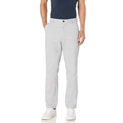 Image of Amazon Essentials Men&#039;s Classic Fit Wrinkle Resistant Flat Front Chino Trouser (Available in Big &amp; Tall), Light Grey, 30W / 29L
