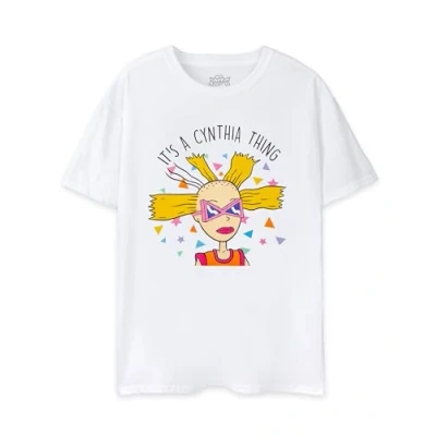 Image of Rugrats Womens T Shirt in White It&#039;s A Cynthia Thing Graphic Tee for Ladies Short Sleeve Retro Tshirt Iconic Lightweight Top Nostalgic Merchandise Gift Adults