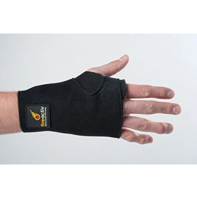 Image of Fireactiv One Size Thermal Wrist Support, Heat Therapy, Moderate Compression, Eases Arthritic Pain, Minimises Swelling, Reduces Excessive Movement, Durable Neoprene Construction, Increases Blood Flow