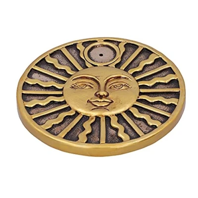 Image of Nemesis Now Solar Spirit Incense Burner (Set of 4) 11cm, Gold